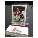 Joe Montana 82 Topps in Action