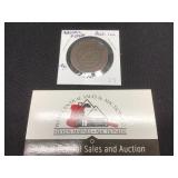 1861 Polo ILL Masonic Penny