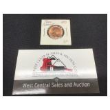 1989 UNC Lincoln Penny - Thick Planchet