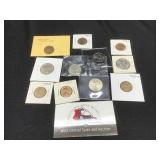 New Quarter, Lincoln Penny, 1874 Costa Rica Penny