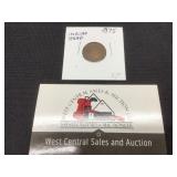 1875 Indian Head Penny