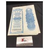 $1000 Bond-Cleveland Railroad July 1927 (canceled)