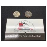 Civil War Token & Spanish Silver Coin