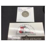 1867 "No Rays" Shield Nickel