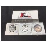 1943-P,1943-D,1943-S War Cents