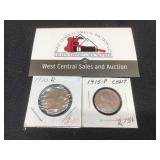 1915P & 1927 D Cent