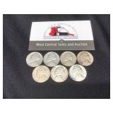 1940,1941.1942,1946,1947,1948,1949 War Nickels
