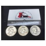 1979 P,D, S Susan B Anthony Dollars