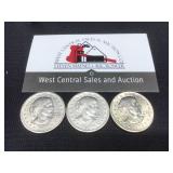 1979 P, D, S Susan B Anthony Dollars