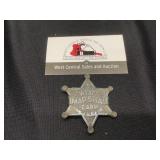 1957 Wyatt Earp Marshall Badge