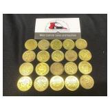 20 " Good for " Sioux City Iowa Tokens