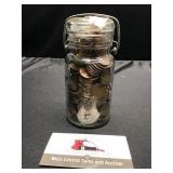 Jar of 330+ Wheat Cents