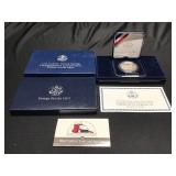 U S Capitol Proof Silver $1 (2001)