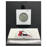 1937 Walking Liberty Half
