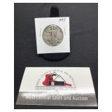 1945 Walking Liberty Half