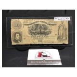 1861 $10 Confederate