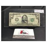 1928 $50 Bill- Chicago W " Gold Clause"