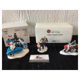 Snow Village Harley Davidson