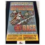 Davenport Iowa Motorcycle Poster