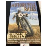 Davenport Iowa Motorcycle Poster
