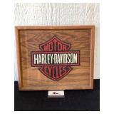 Wooden Harley Decor