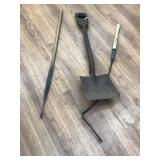 Shovel, dandy Lion picker, and weed whacker