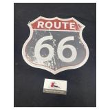 Route 66 metal sign