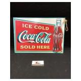 Coca-Cola metal sign