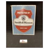 Smith and Wesson Metal sign