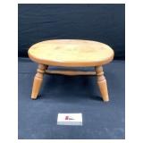 Wooden foot stool