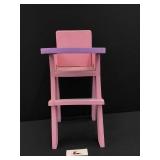 Wooden Doll High Chair