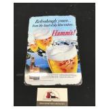 Hamms Metal Sign