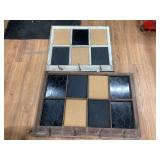 Old windows with hooks