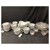 Cups, Plates, Glassware