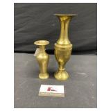 Brass candlestick holders