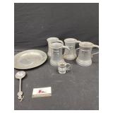 Pewter items
