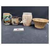 Pottery and mugs