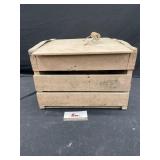Wooden egg crate