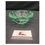 Heavy Green Glass bowl