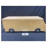Large vintage wooden truck