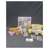 Miscellaneous toys and cards