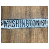 Washington Street Sign