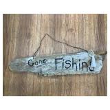 Gone Fishing Sign