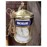 Light up and spinning Michelob  beer sign