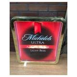 Michelob Ultra Amber lighted sign