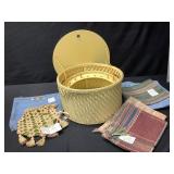 Sewing box and misc