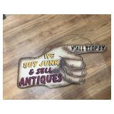 Antiques Sign