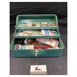 Metal Tackle box full of tackle
