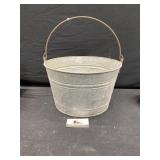Galvanized bucket