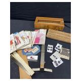 Fabric patterns, key hooks, and buttons